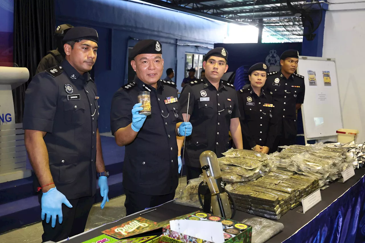 Penternak udang galah ditangkap bersama dadah RM500,000