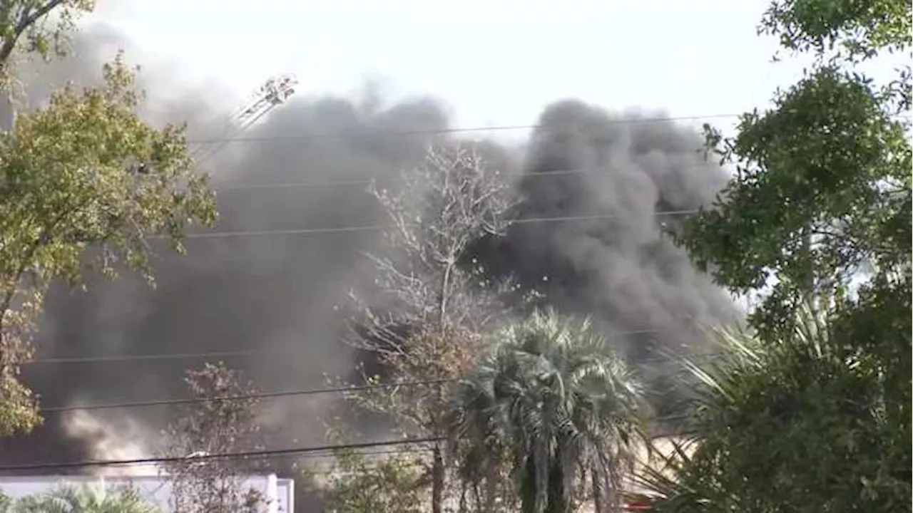 Toxic smoke from massive rubber pile burning on Northside sparks concerns about air quality