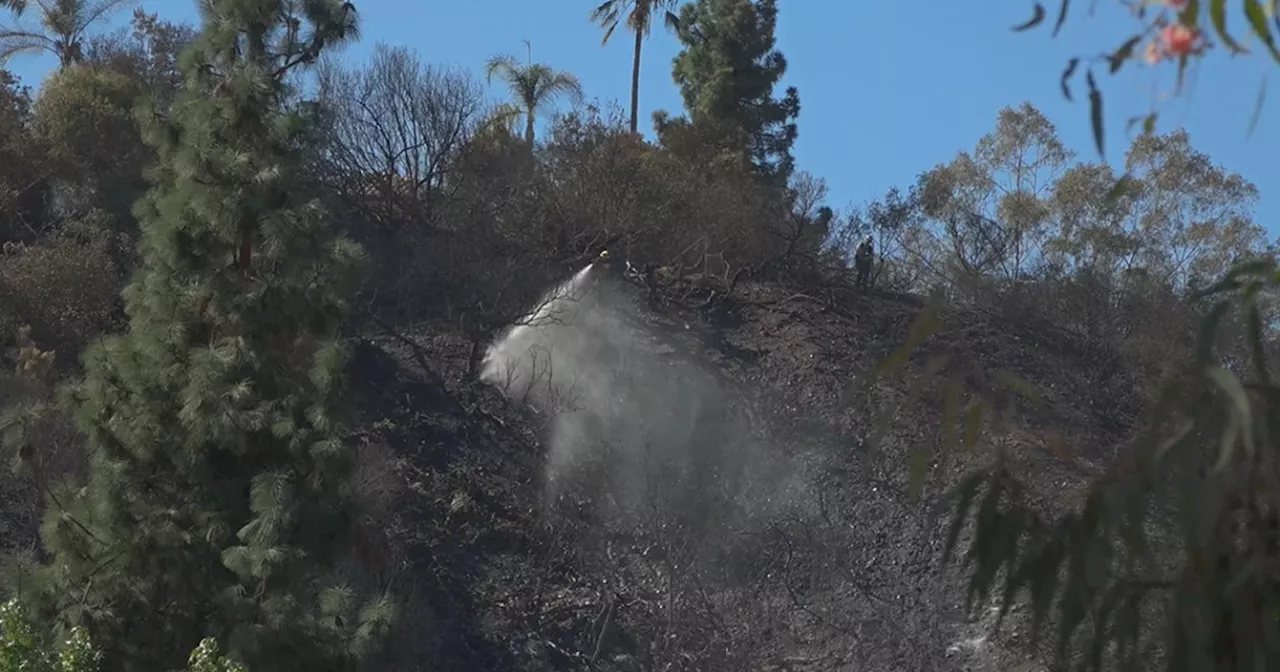 SDFD: Fairmount Fire started near homeless encampment; cause under investigation