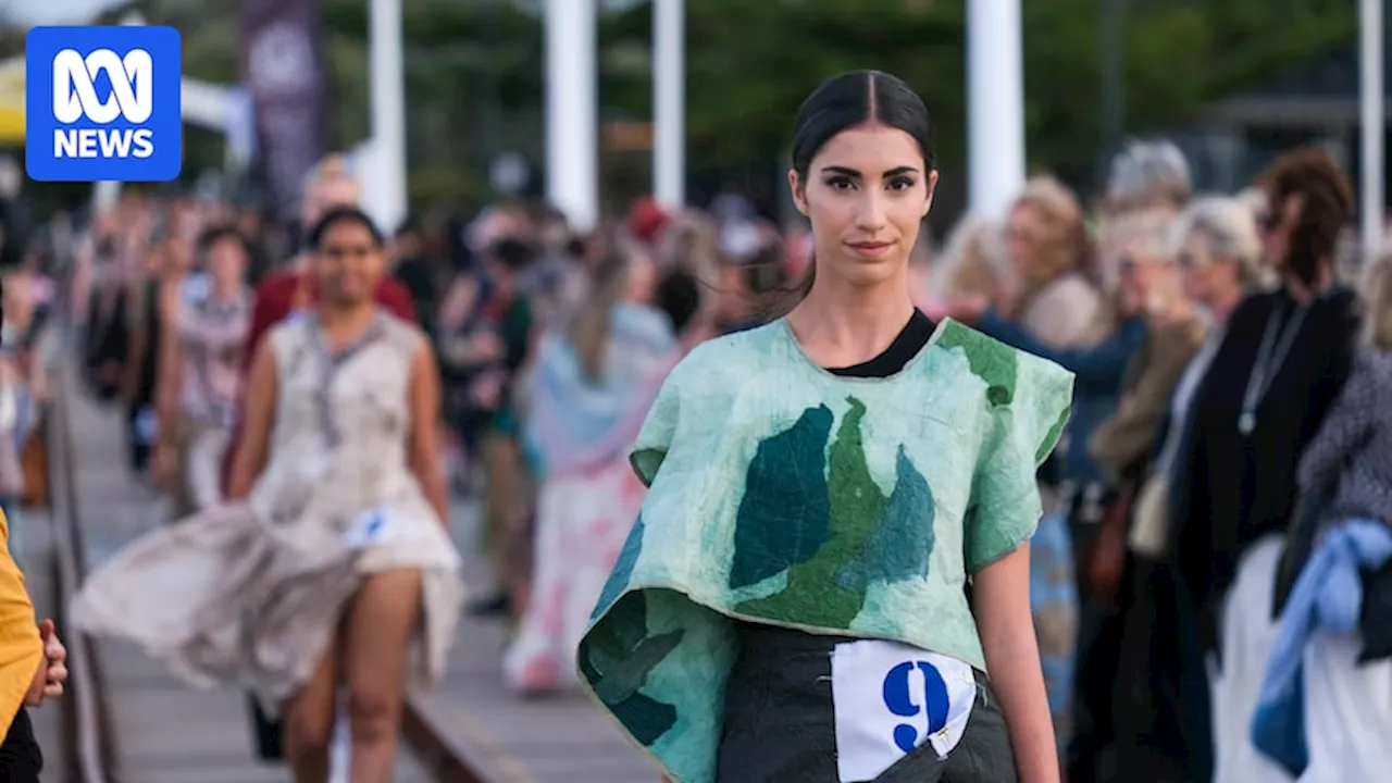 Busselton jetty hosts 3.6km catwalk showcasing sustainable fashion