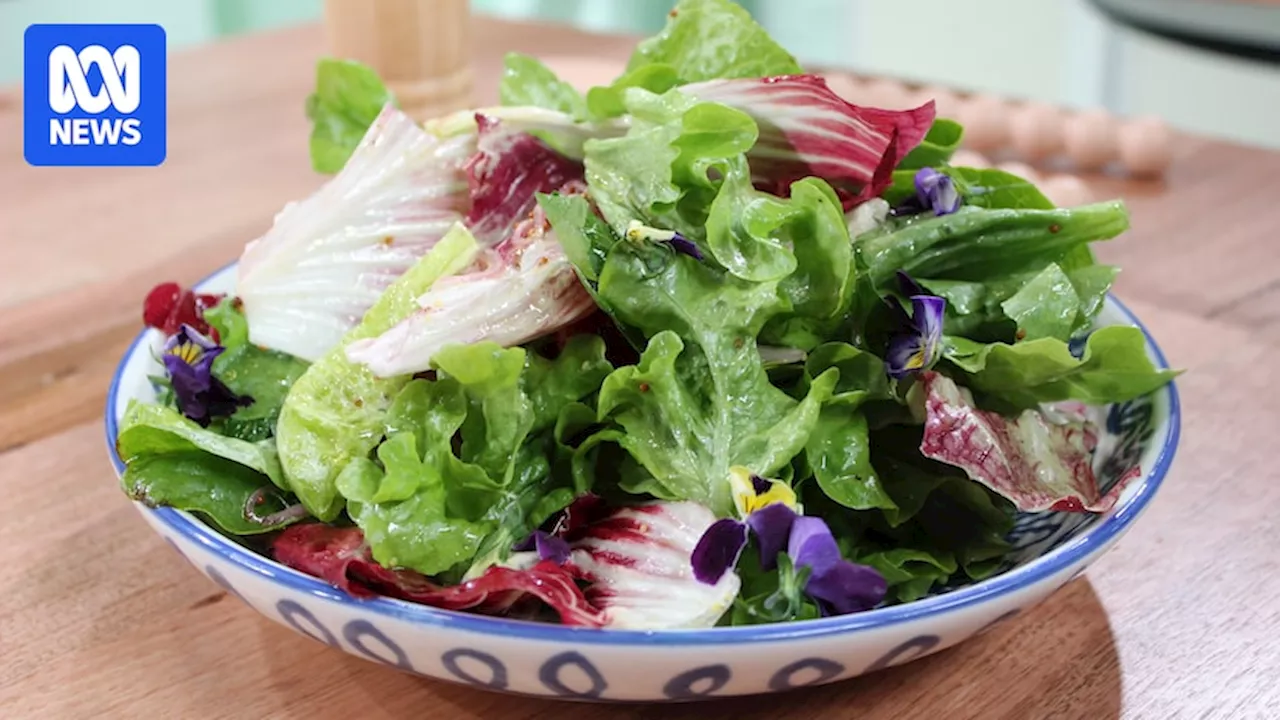 Stephanie Alexander's simple green salad and mustard vinaigrette