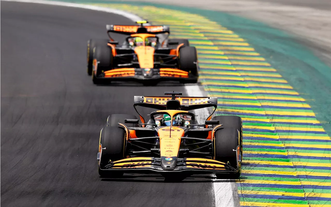 Gp Brasile Sprint, McLaren fa vincere Norris: Leclerc terzo, Verstappen penalizzato