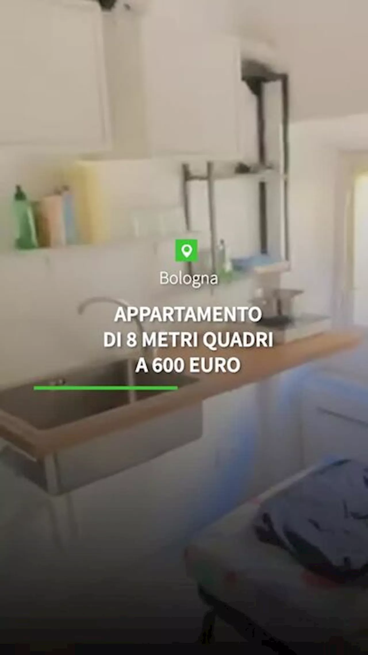 Appartamento di 8 metri quadri a 600 euro