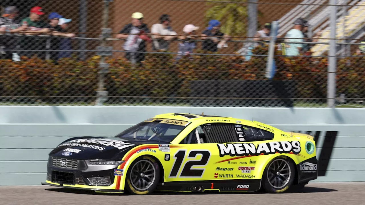 Blaney lost sleep after last week's loss, needs a big showing at Martinsville to defend NASCAR title