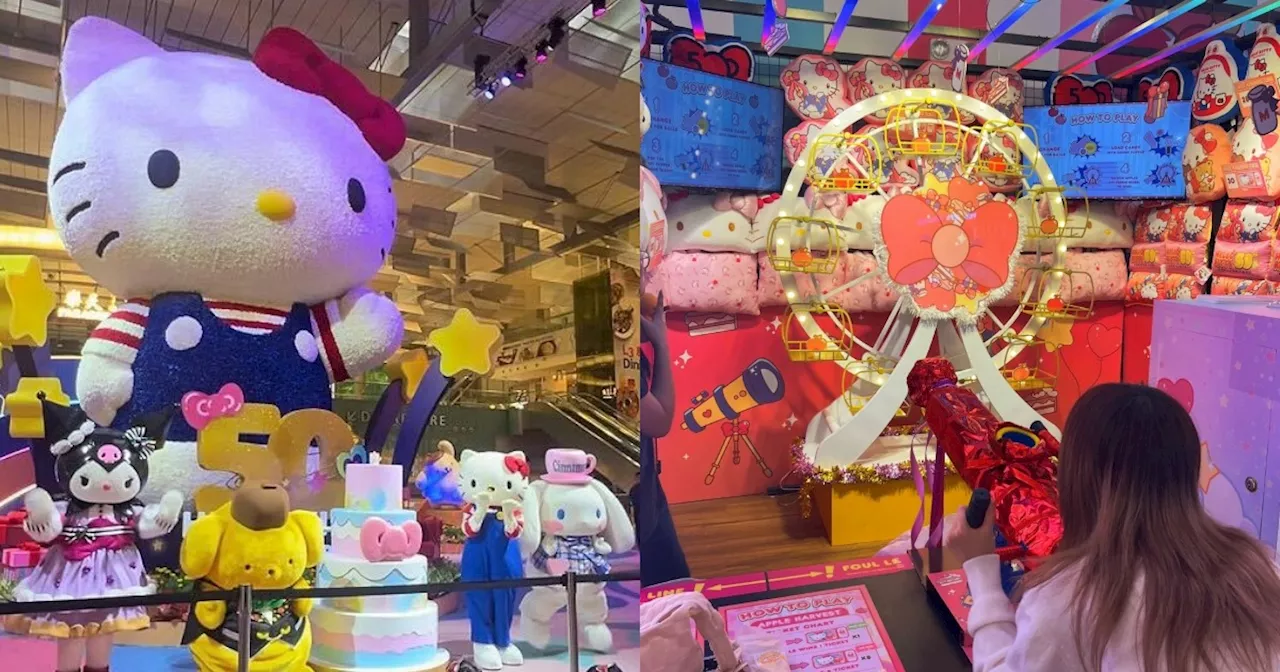 Hello Kitty Festive Wonderland at Changi Airport: Carnival games, snow shows, meet-and-greets and inflatable waterpark from November