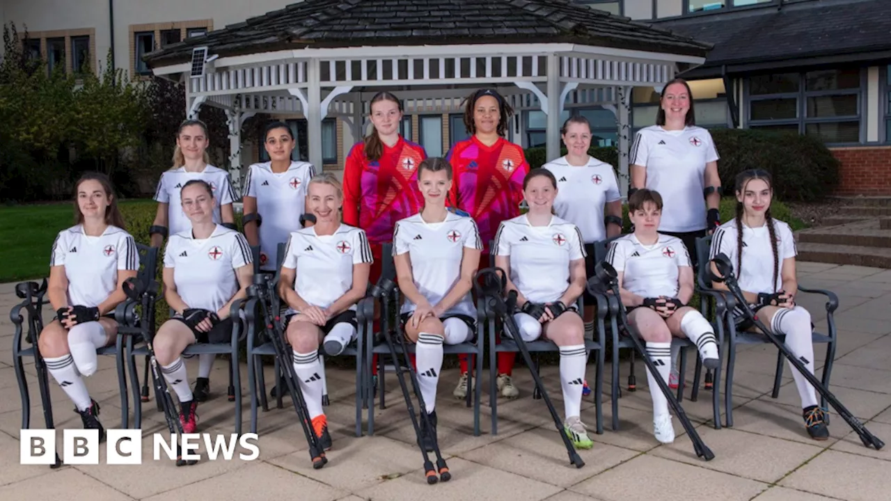 Women's amputee football team get set for first ever World Cup