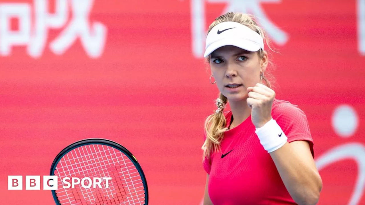 Hong Kong Open: Katie Boulter reaches third WTA final of year