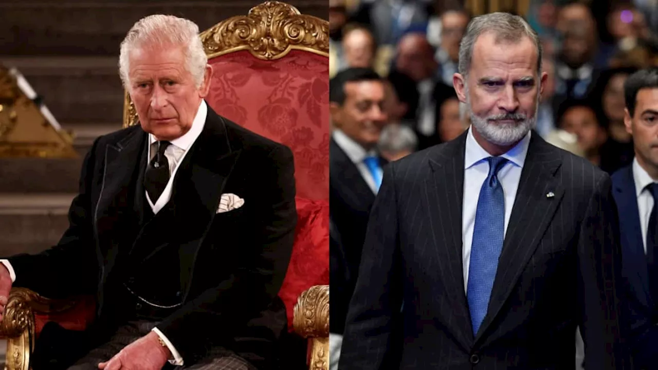 Inondations en Espagne: Charles III adresses ses 'condoléances' au roi Felipe VI et aux Espagnols