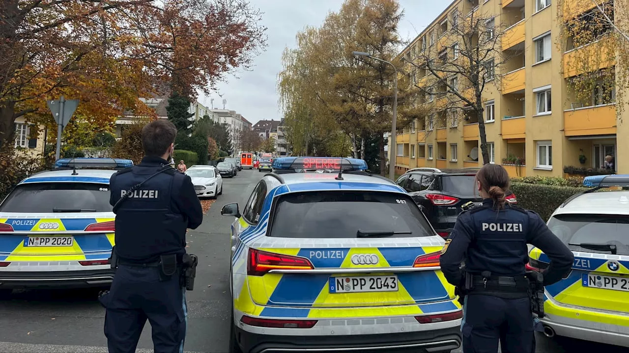 Nürnberg: Polizei erschießt Messer-Angreifer, wollte auf Frau einstechen