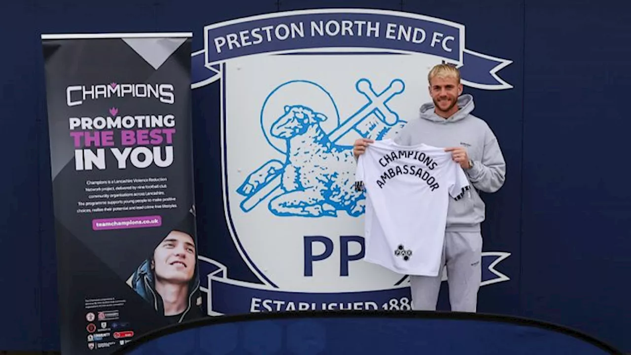 Preston North End’s Jack Whatmough to be ambassador to help at-risk young people