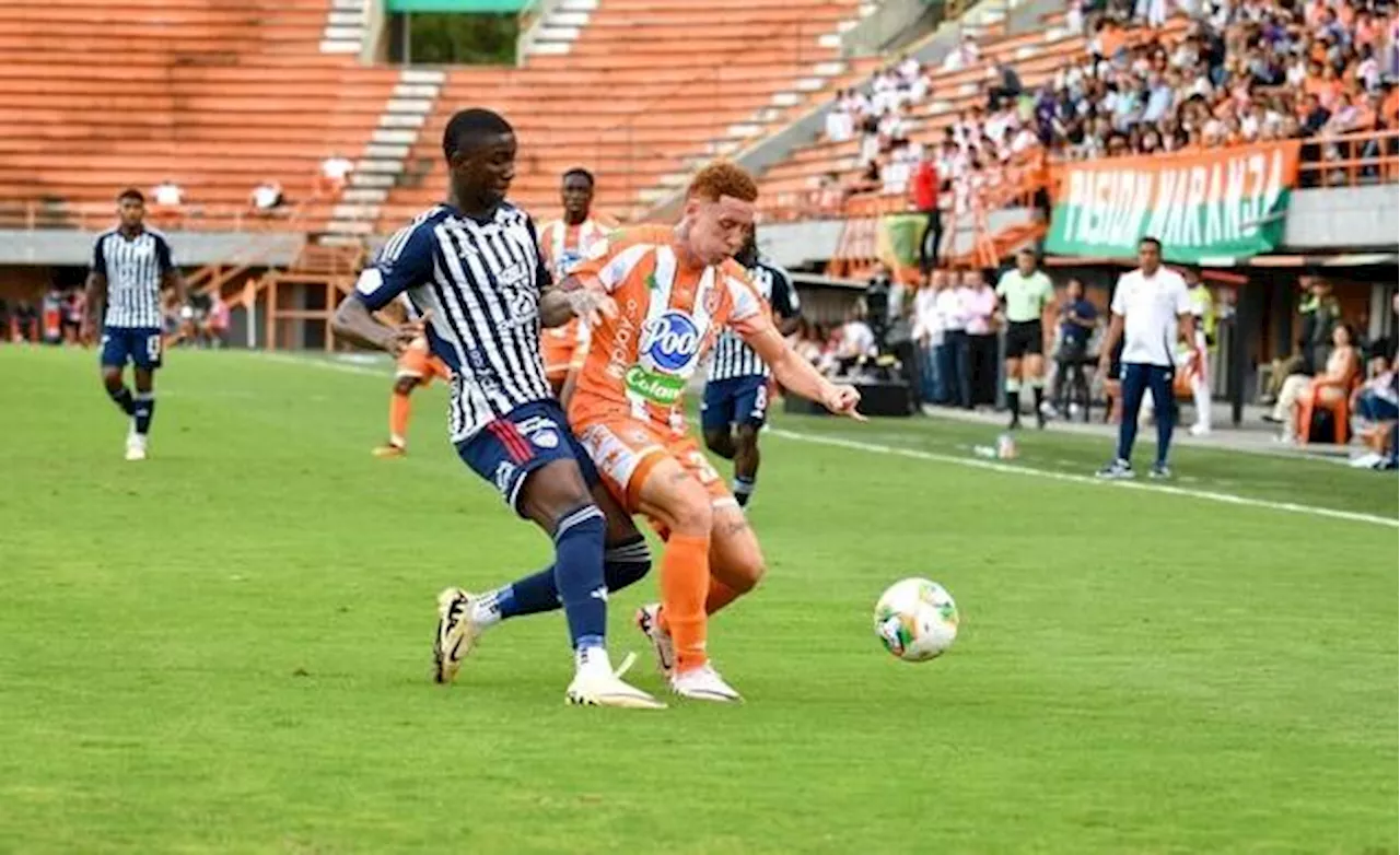 Junior peca de efectividad y empata ante Envigado en el Polideportivo