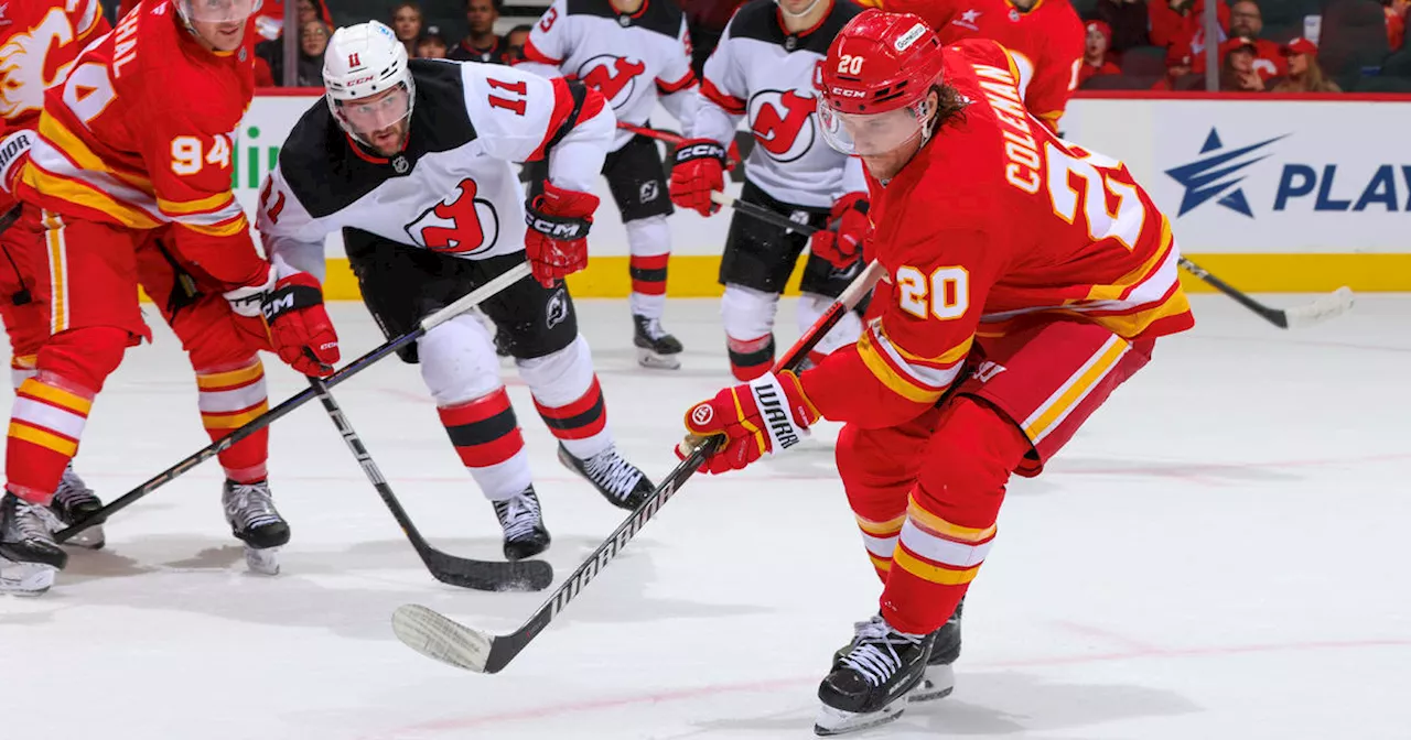 Devils lose to Flames 3-0, Blake Coleman scores twice, Dan Vladar's 3rd career shutout