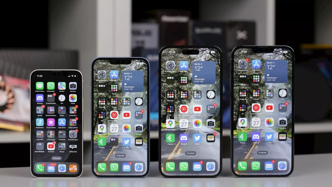 Apple-Gerüchte: Alle iPhone 17 sollen 2025 mit 120-Hz-Bildschirm kommen