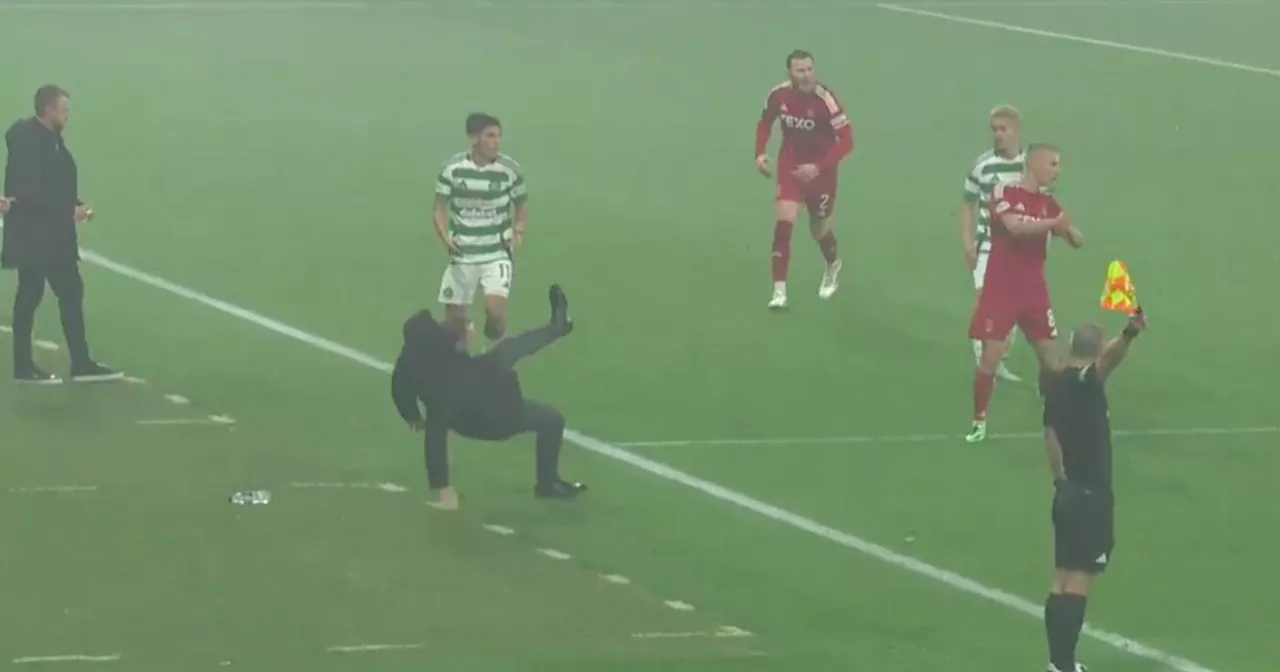 Brendan Rodgers falls on his backside as Celtic boss lands madcap booking