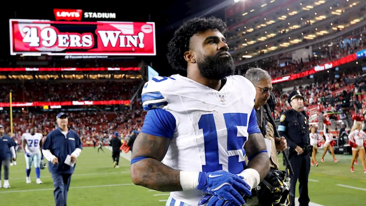 Cowboys' Ezekiel Elliott to be inactive vs. Falcons in Week 9