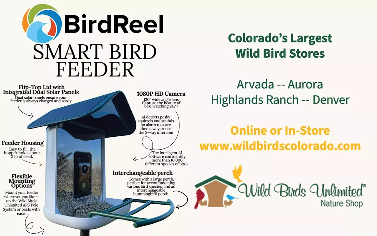 Enter to Win a BirdReel Smart Bird Feeder from Wild Birds Unlimited!