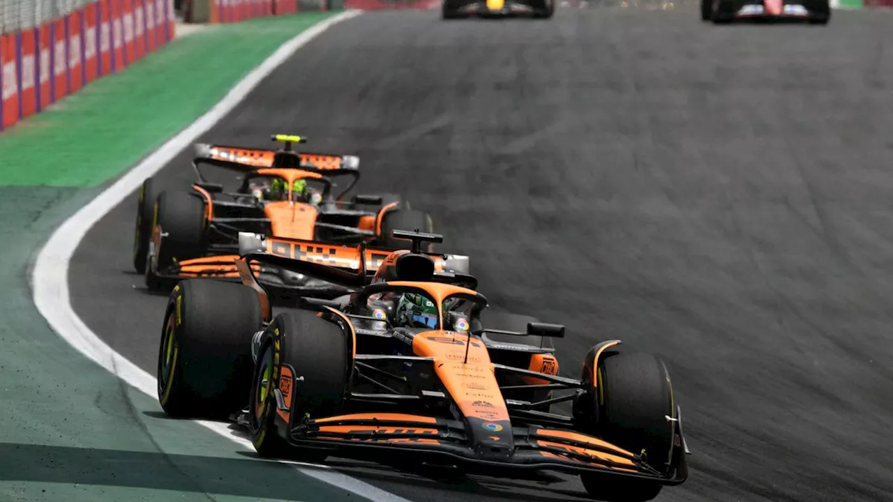 Formel 1 in São Paulo: Platztausch bei McLaren – Norris gewinnt den Sprint vor Teamkollege Piastri