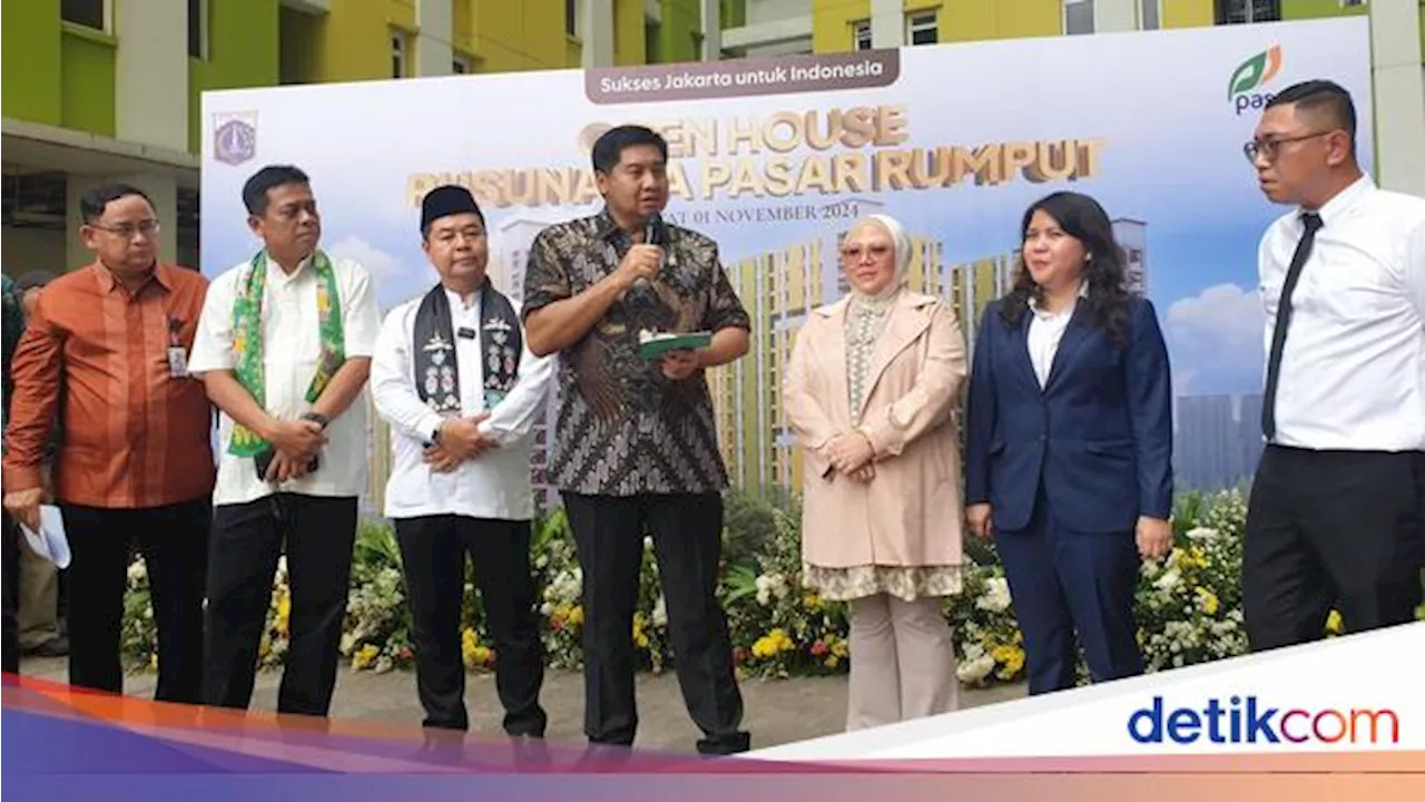 418 Rusun Pasar Rumput Gratis Sewa Setahun buat Korban Kebakaran Manggarai