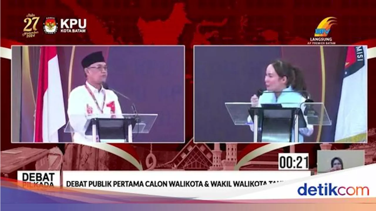 Bahas Soal PPDB di Debat Pilkada Batam, Ini Pandangan 2 Calon Wakil Wali Kota