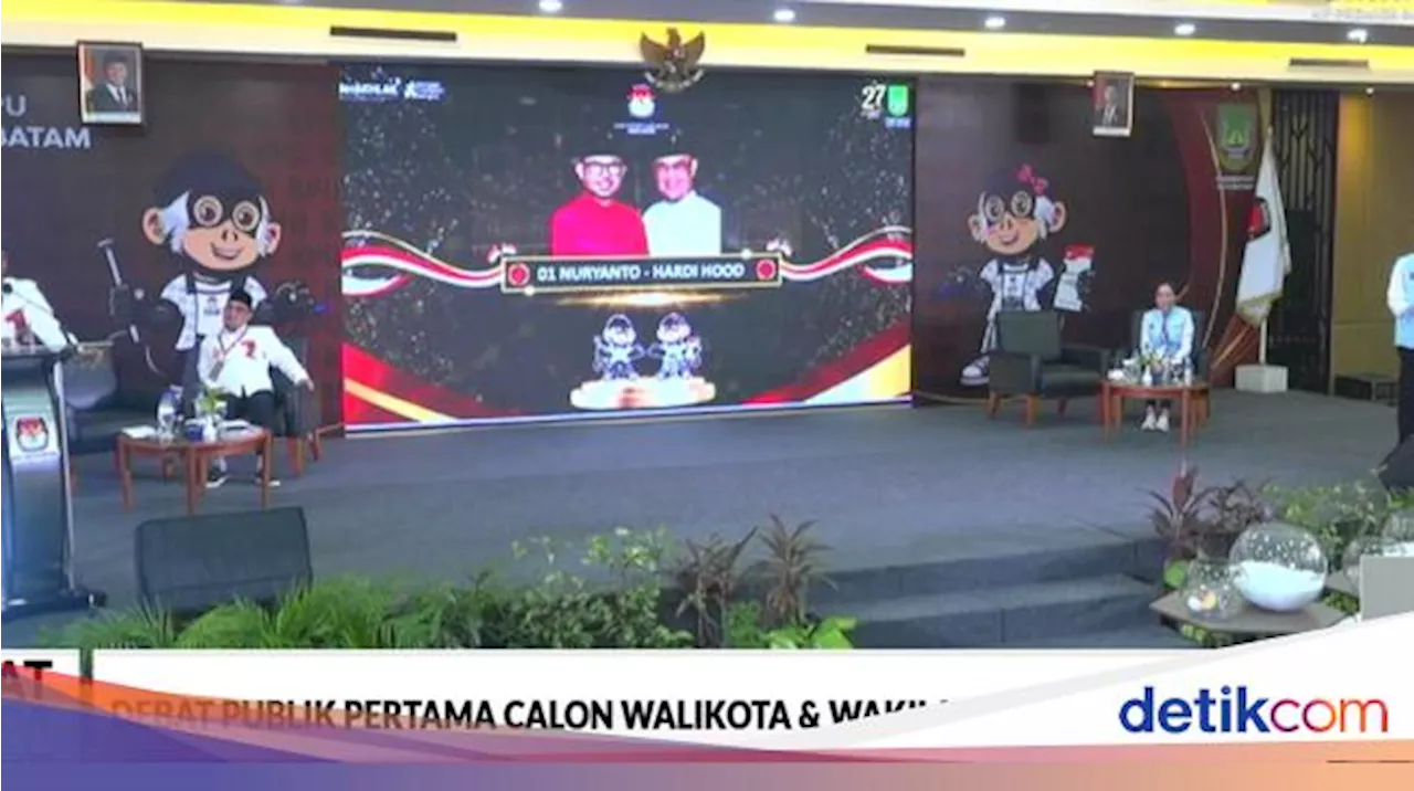 Bahas TPPO, Ini Pandangan 2 Paslon Walkot Batam di Debat Pilkada