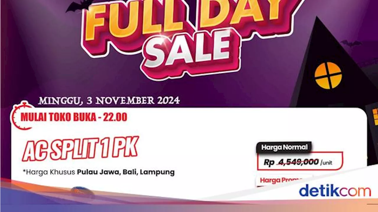 Adem Bener! Beli AC 1 PK di Transmart Full Day Sale Cuma Rp 3 Jutaan