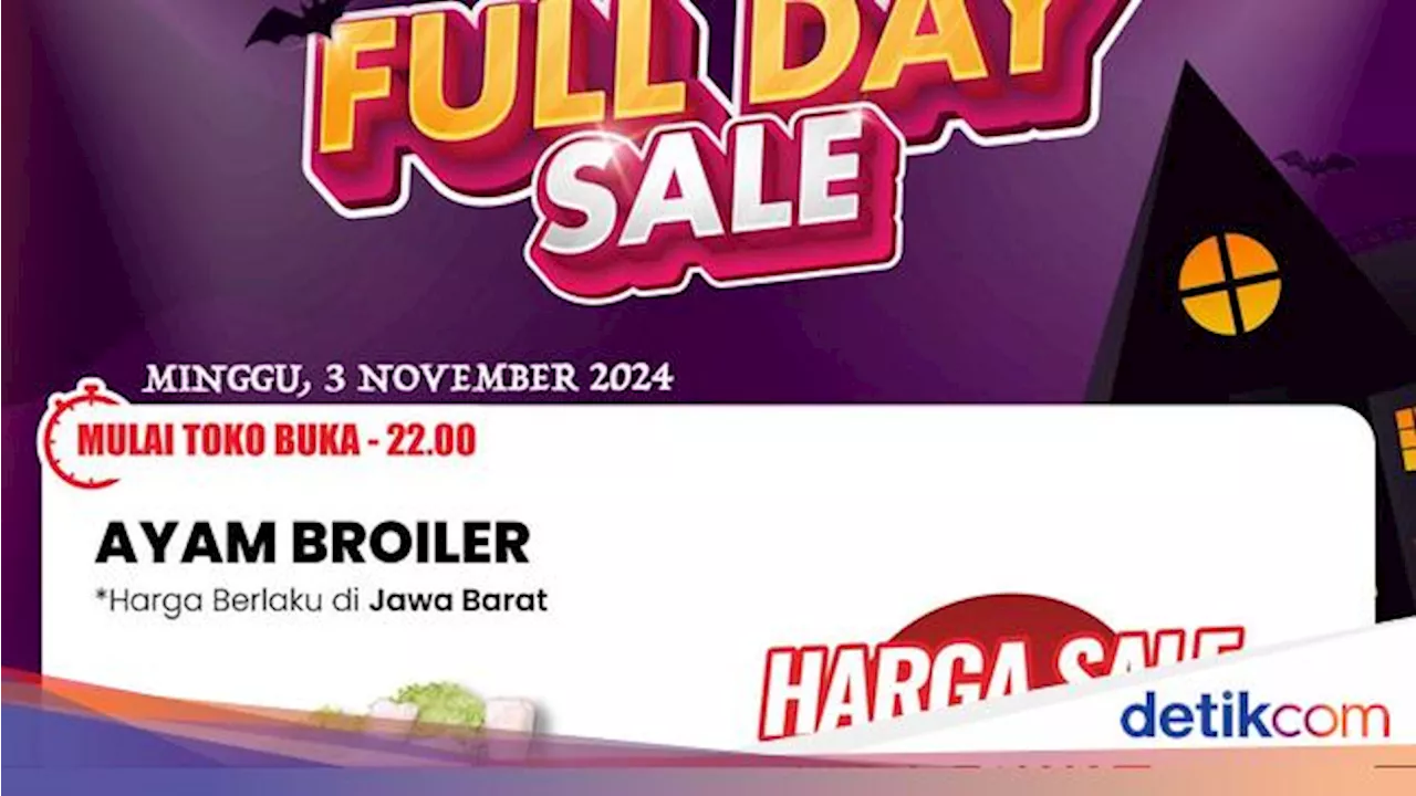 Ayo Diborong! Ayam Broiler Banting Harga di Transmart Full Day Sale