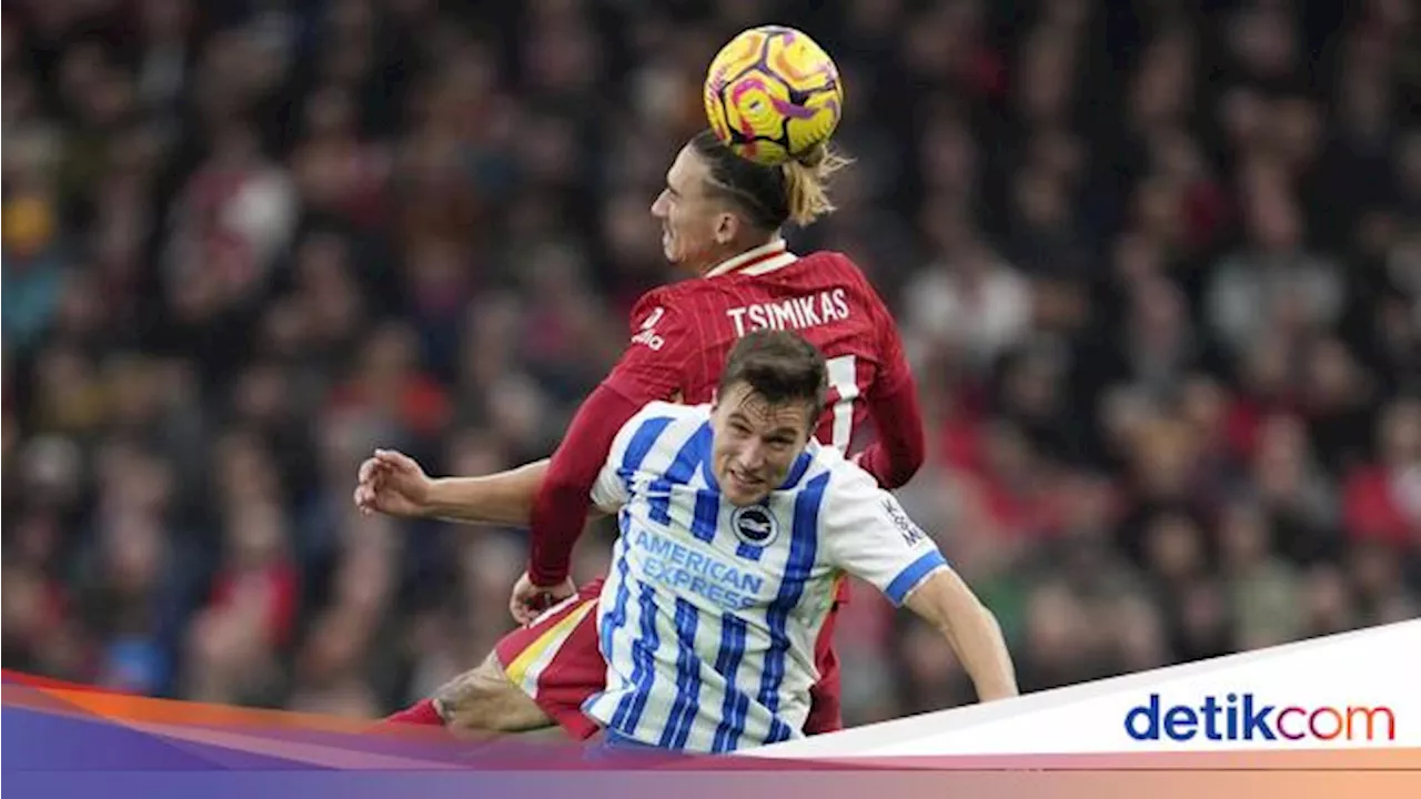 Liverpool Vs Brighton: The Reds Tertinggal di Babak I