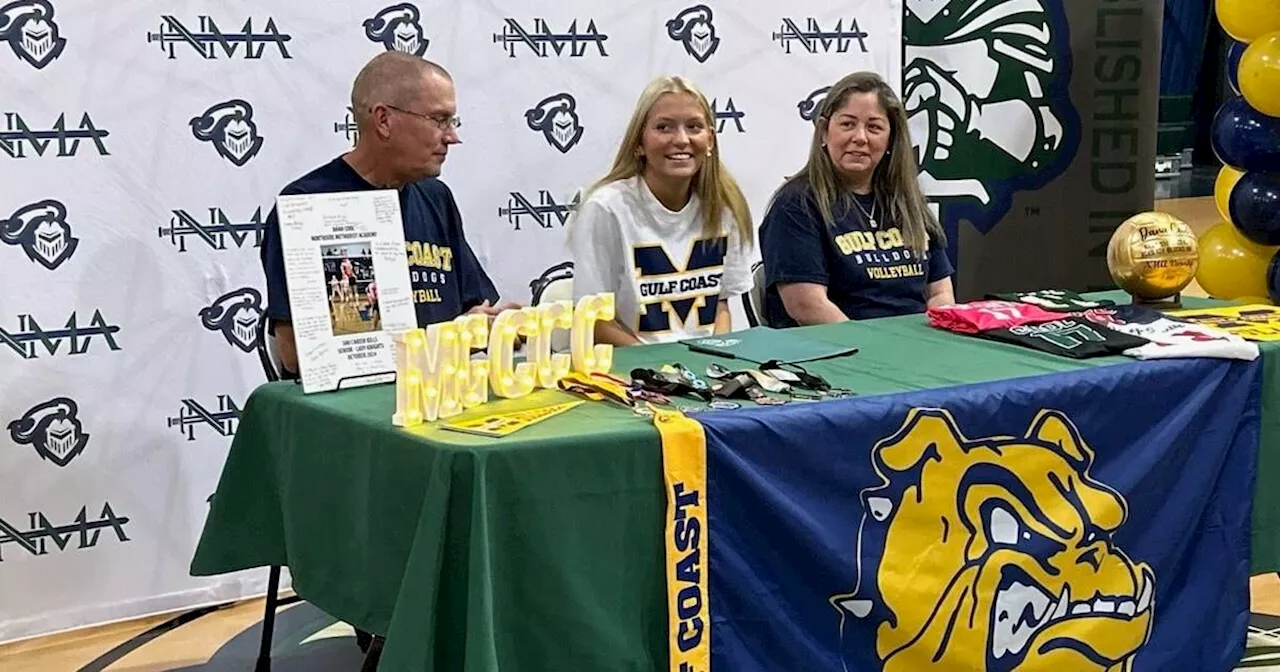 Northside Methodist Academy's Dana Cool signs to play volleyball at Mississippi Gulf Coast CC