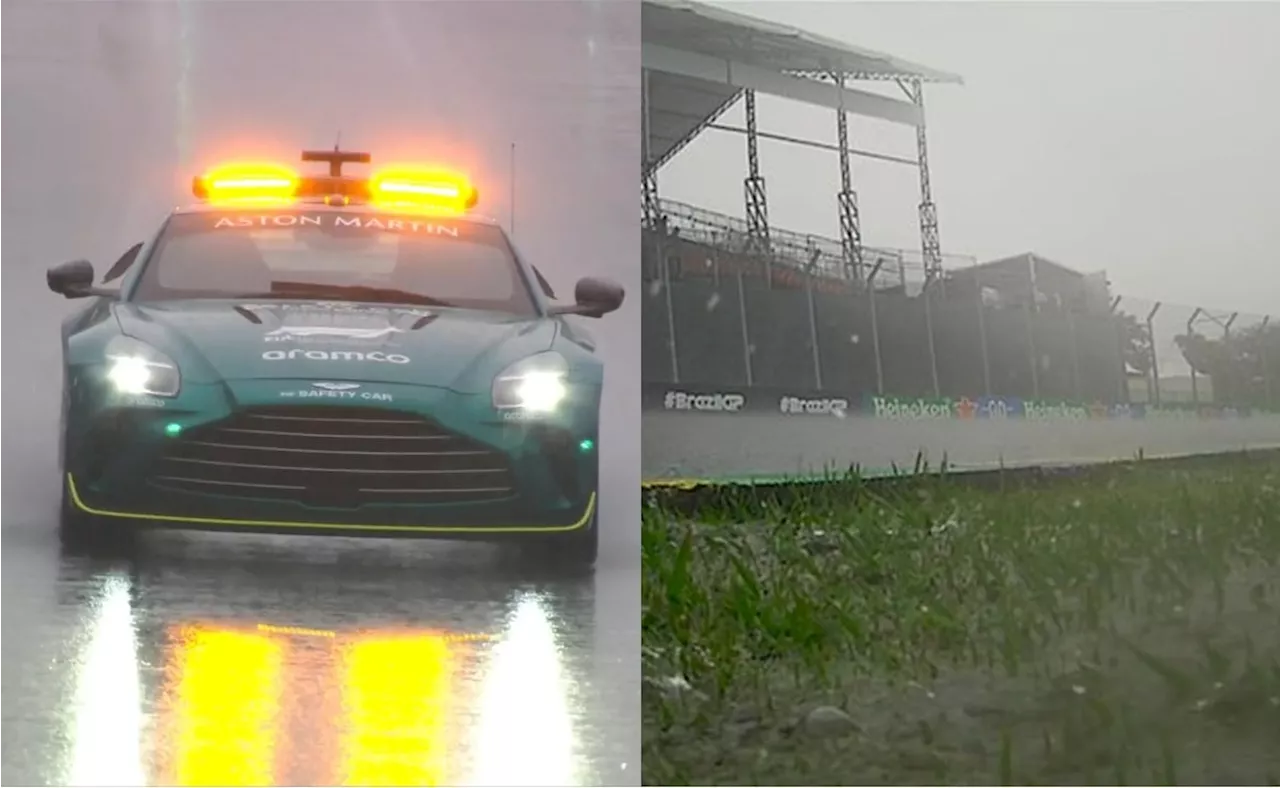 F1: Suspenden Qualy del Gran Premio de Brasil por la lluvia