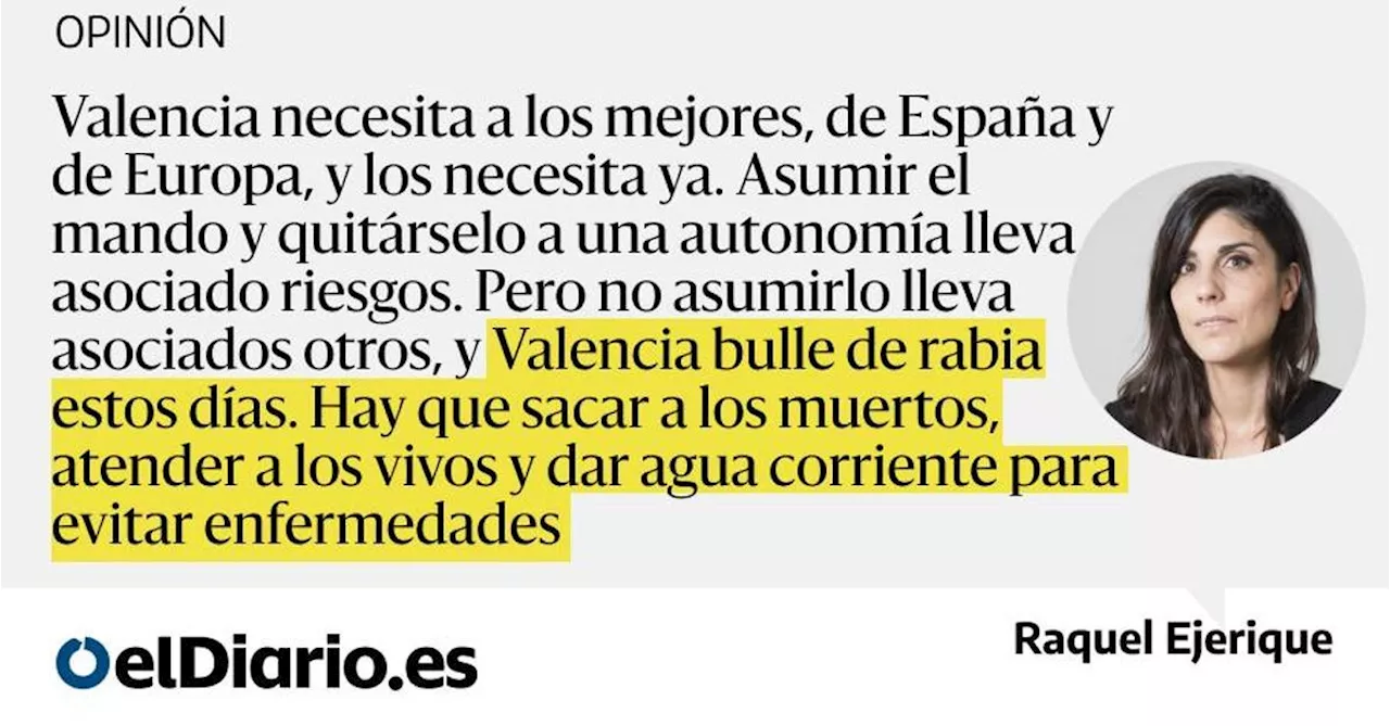 Carta a Mazón y Sánchez: Por favor, que alguien nos ayude