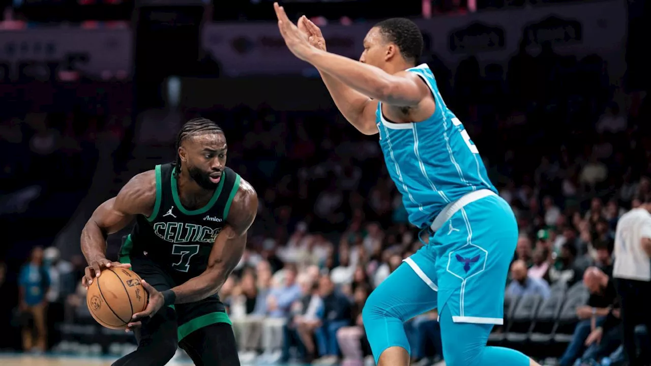 Celtics' Brown calls out Hornets' Williams for foul on Tatum