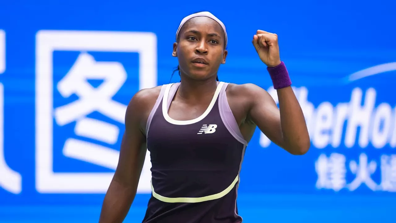 Coco Gauff says WTA Finals in Saudi Arabia can help 'open doors'