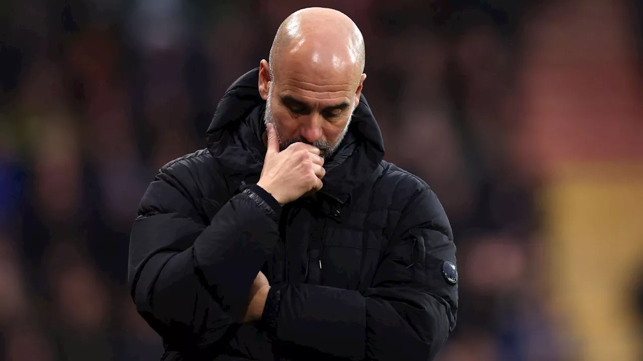 Pep Guardiola: Man City injury crisis no excuse for shock loss