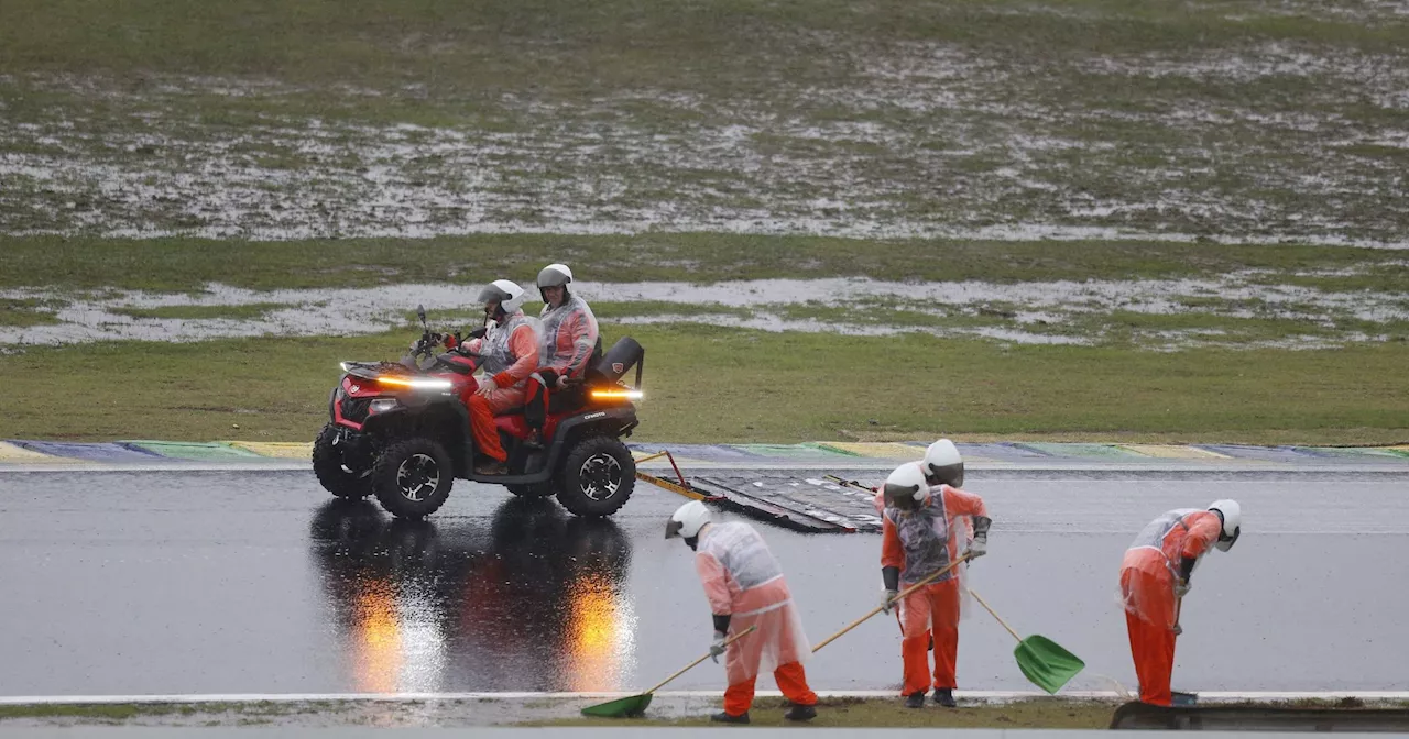 GP São Paulo: Qualifying fällt wegen starker Regenfälle ins Wasser - und wird erst am Sonntagmorgen nachgeholt