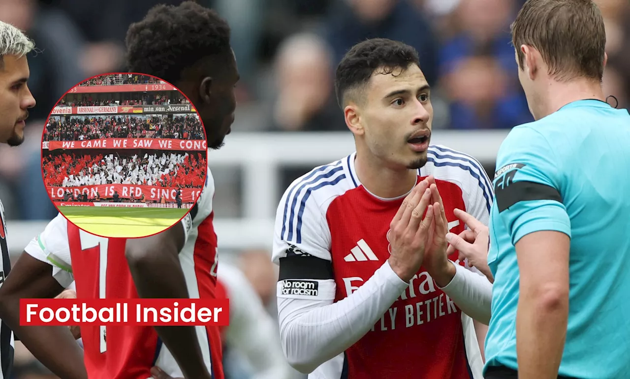 Arsenal fans rage at Gabriel Martinelli as his stats emerge from Newcastle defeat