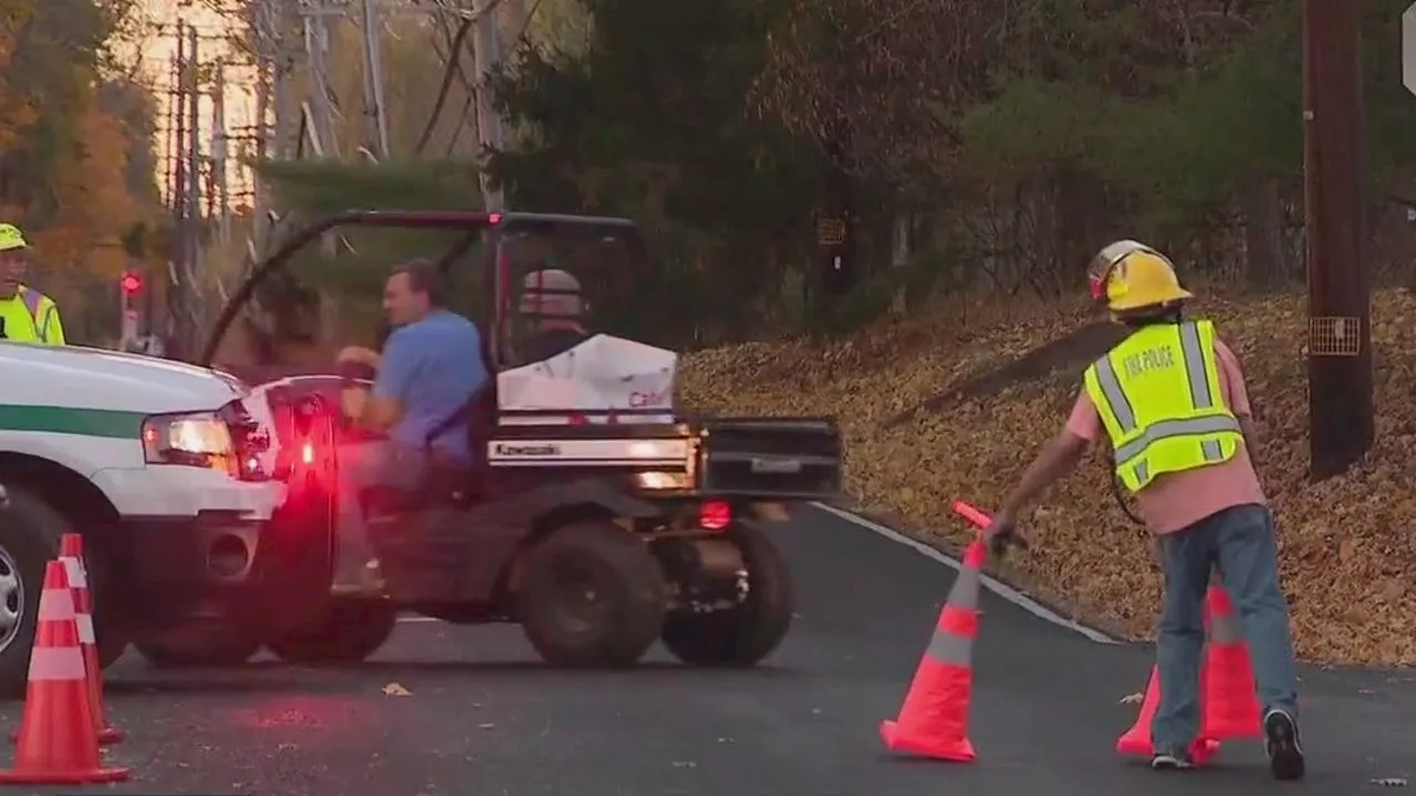 Fire officials say Bucks County brush fire under control as crews douse hot spots