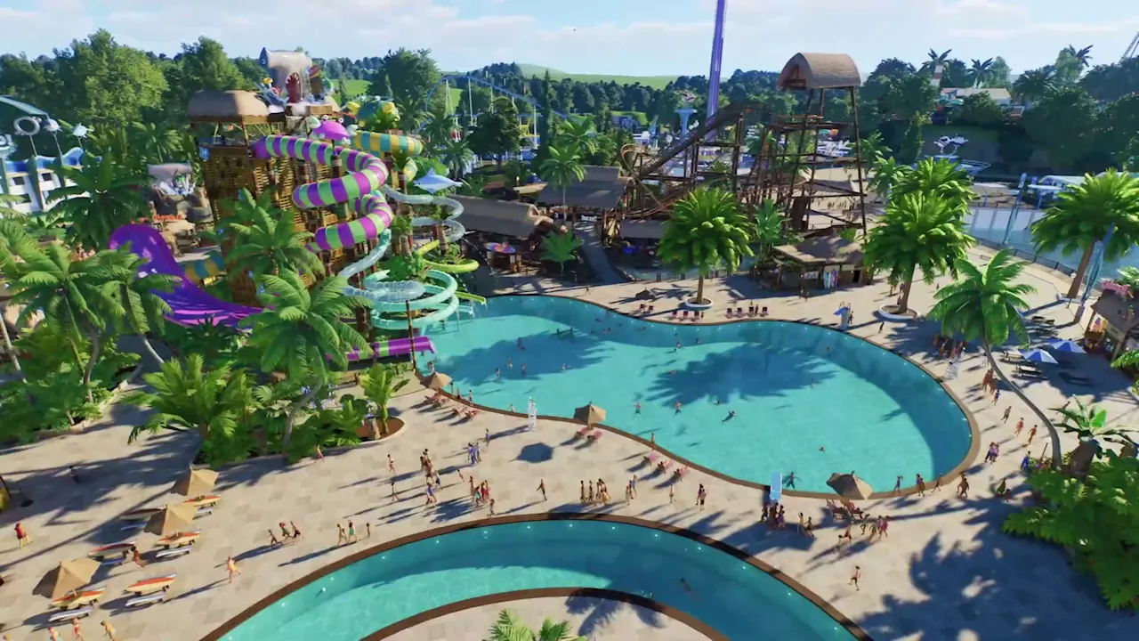 Planet Coaster 2 feiert den baldigen Release mit einem feuchtfröhlichen Trailer