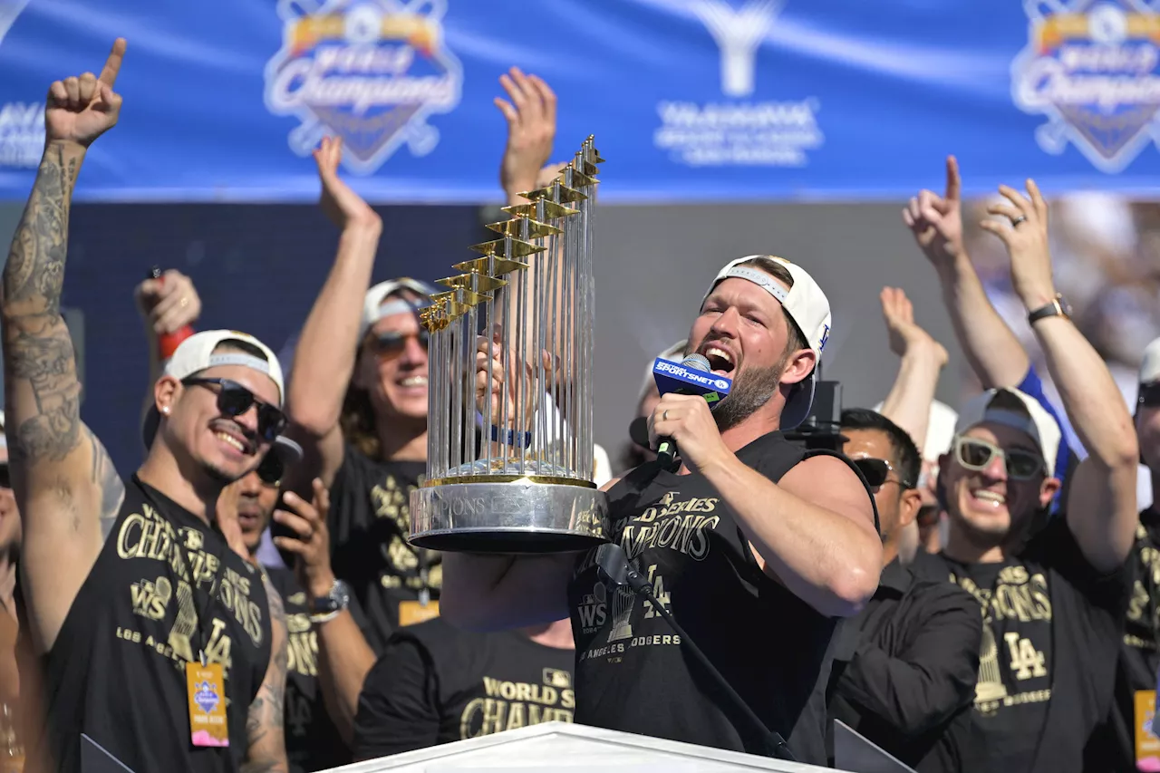 Dodgers celebrate two World Series wins with downtown LA parade