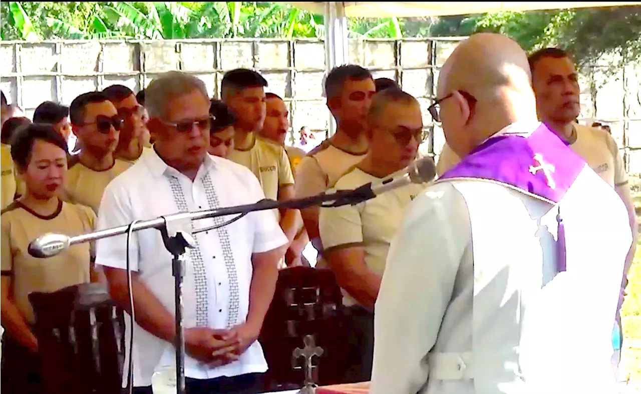 Mass offered to unclaimed remains of PDLs buried inside Bilibid