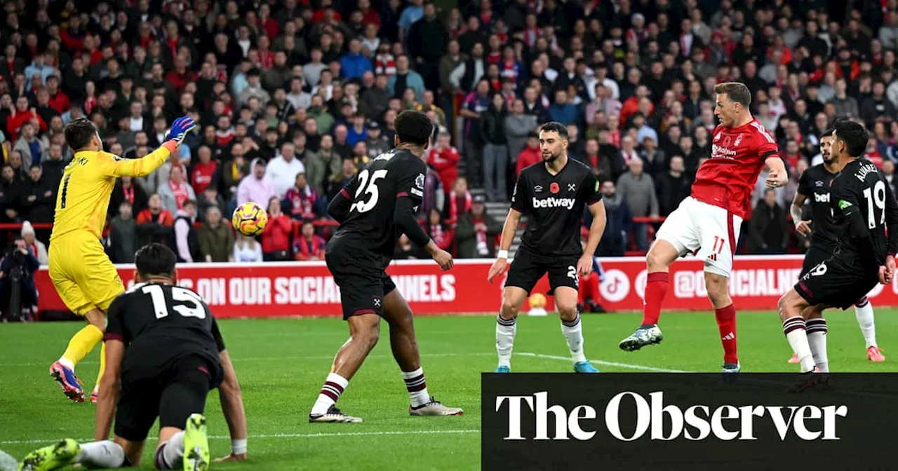 Nottingham Forest in dreamland as Wood helps sink 10-man West Ham