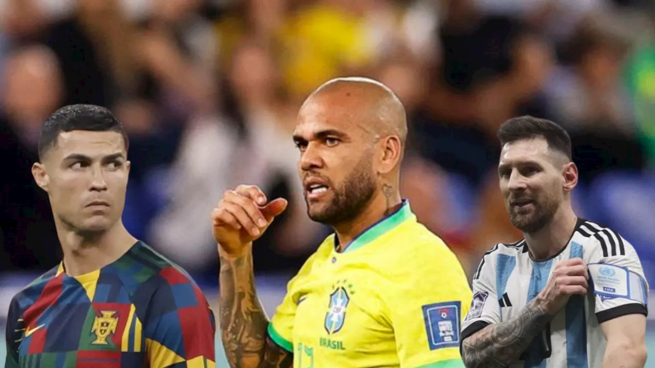 Ni Messi ni Cristiano Ronaldo; Dani Alves reveló cuál es el mejor jugador de la historia