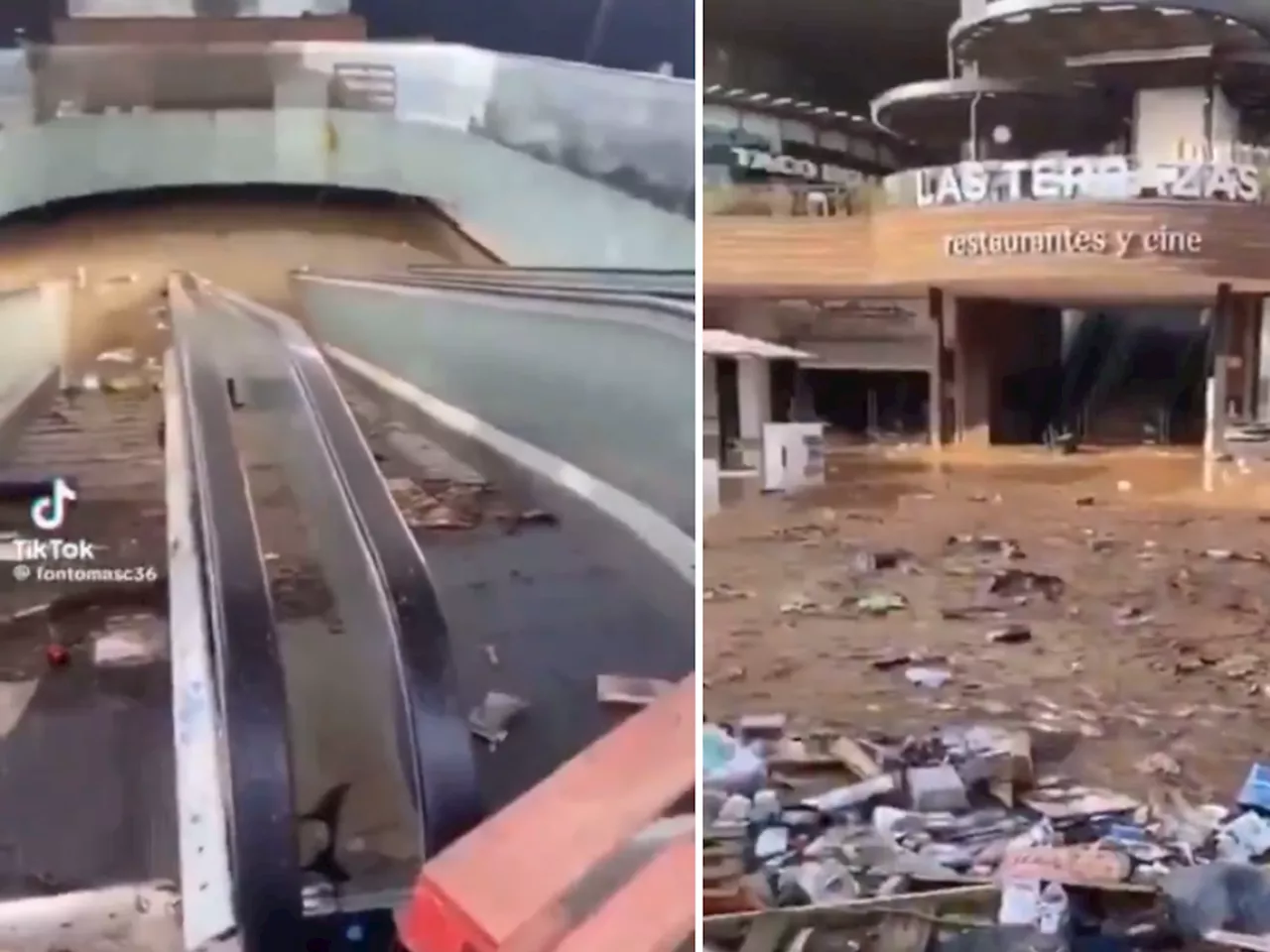 Valencia, così il parcheggio del centro commerciale è diventato un cimitero