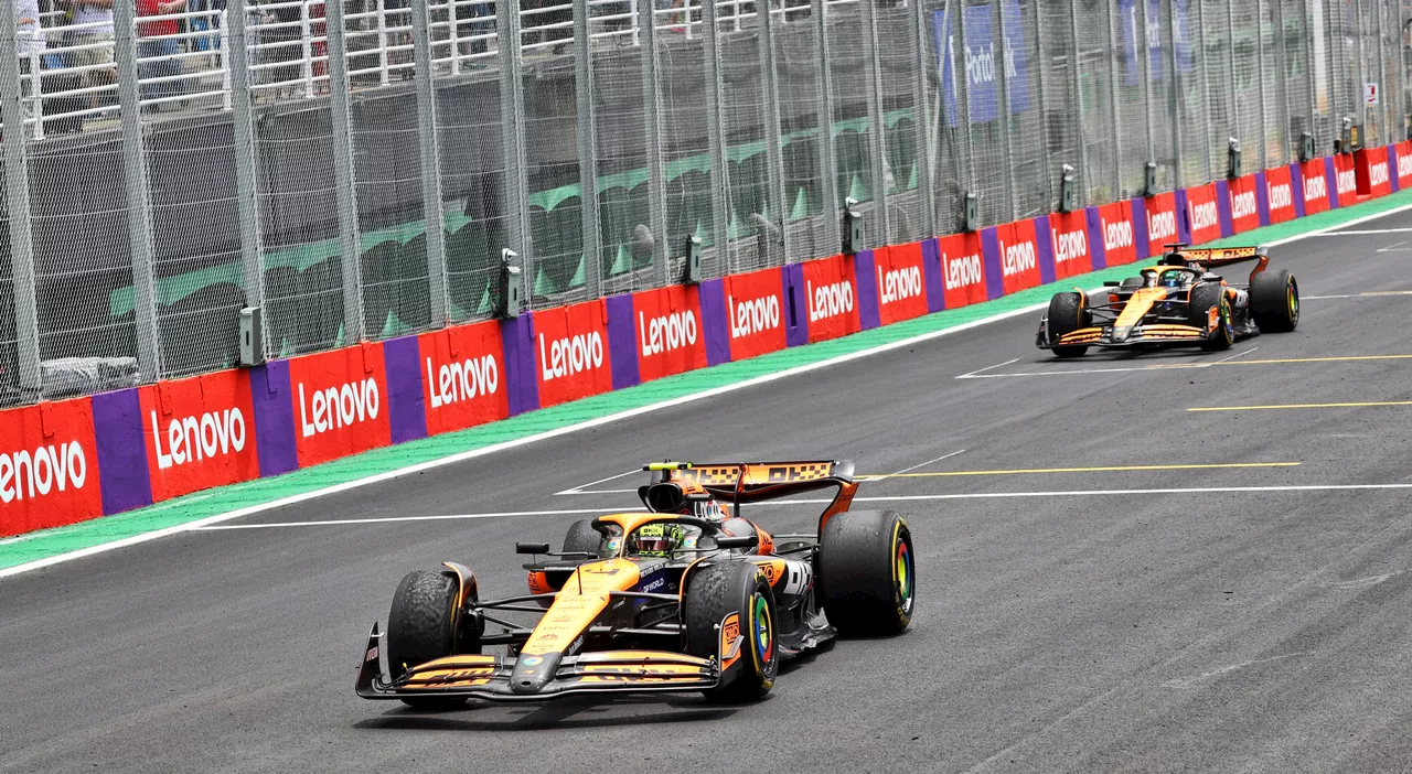 GP Brasile, gara Sprint: dominio McLaren, Piastri fa vincere Norris. Leclerc quarto davanti a Sainz