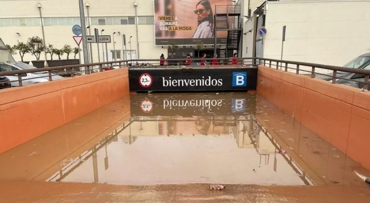 Parcheggio sommerso, un cimitero sott'acqua: i sub nei sotterranei del centro commerciale Bonaire ad Aldaia, 5