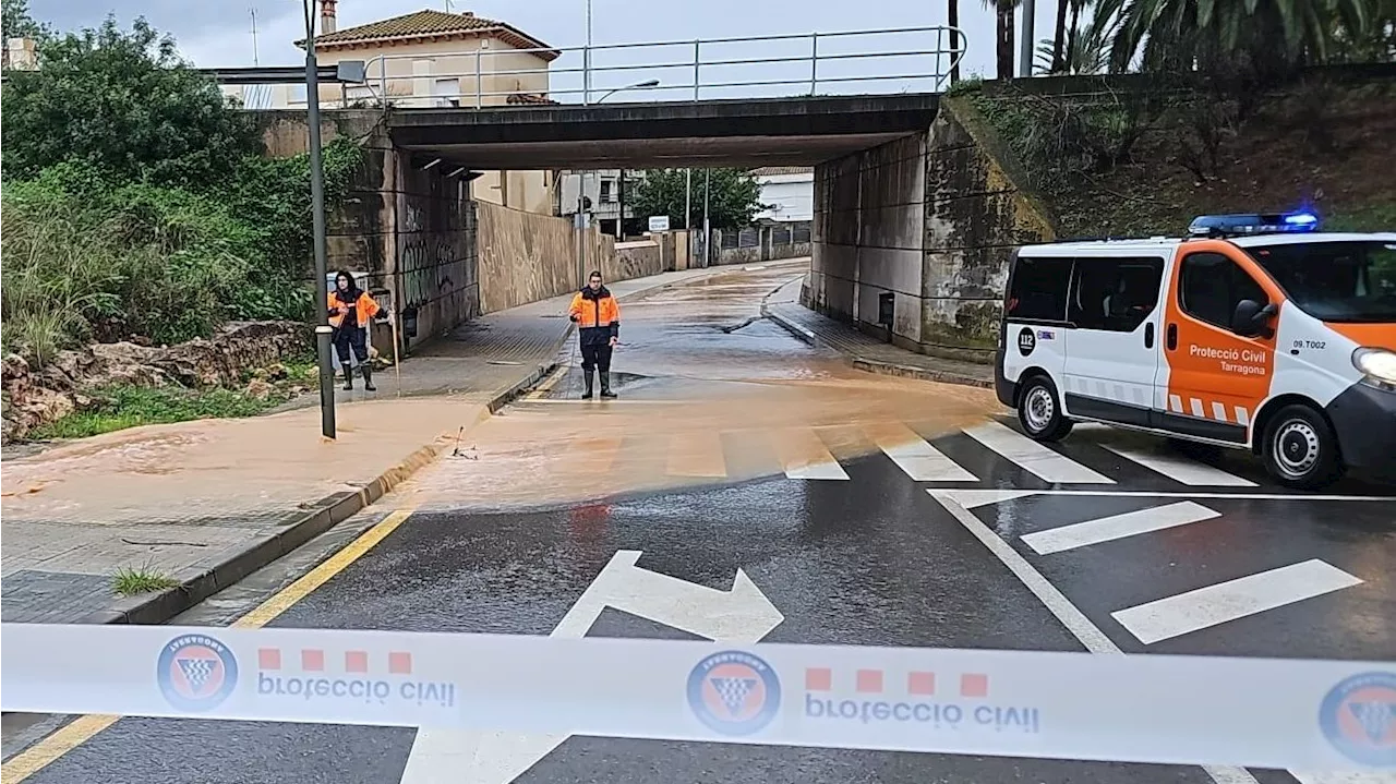 Tarragona suspende las actividades de ocio por riesgo de inundaciones