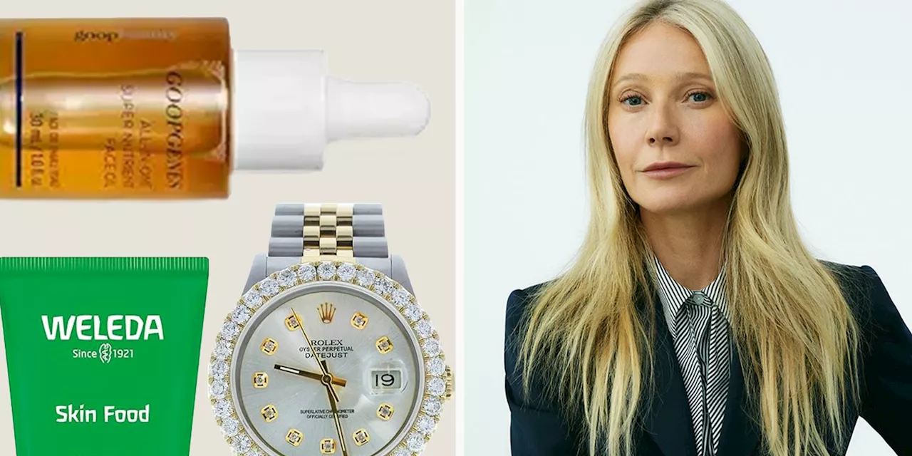 Gwyneth Paltrow's “Holy Grail” Amazon Finds Unsurprisingly Include Organic Undies and a Rolex