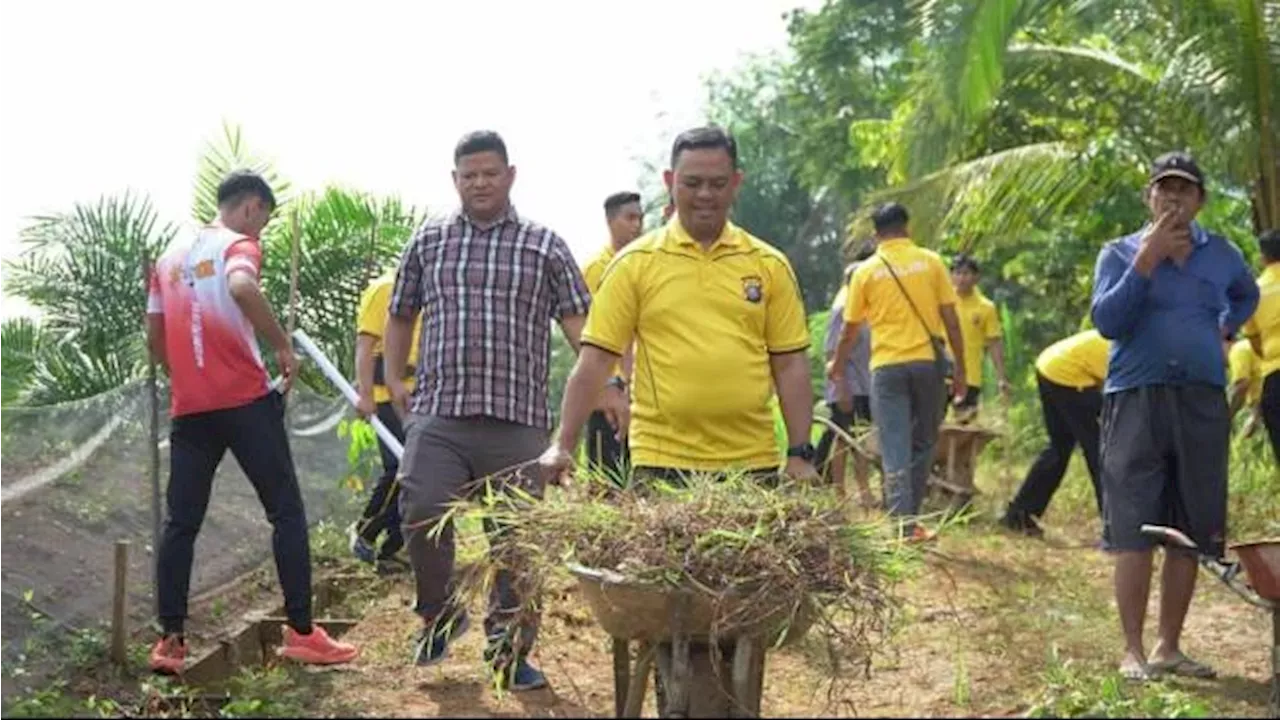 Peringati Hari Jadi Ke-73 Humas Polri, Polres Rohul Adakan Baksos Bersama Masyarakat