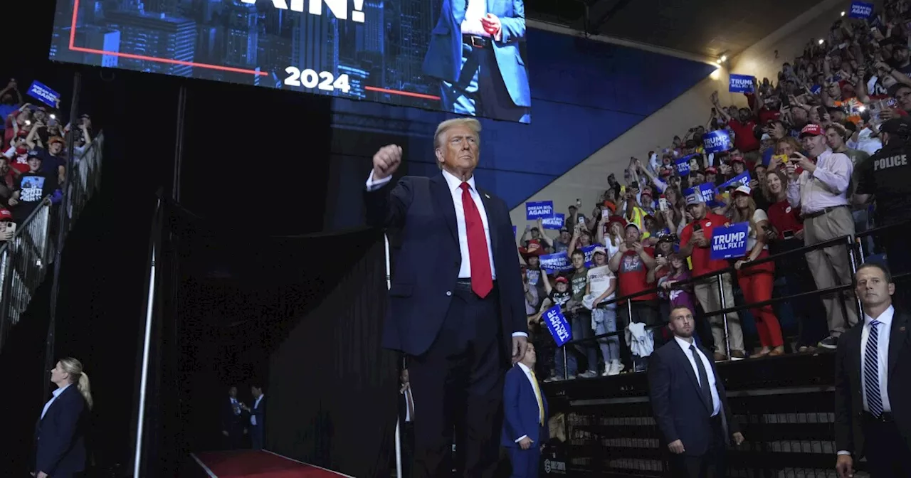 Trump detours to blue state Virginia as he and Harris crisscross swing states