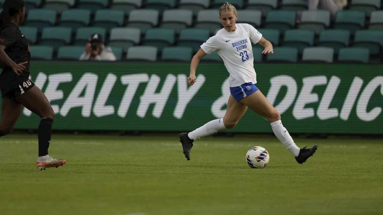 BYU women's soccer opens Big 12 tournament with 5-goal rout of Oklahoma State