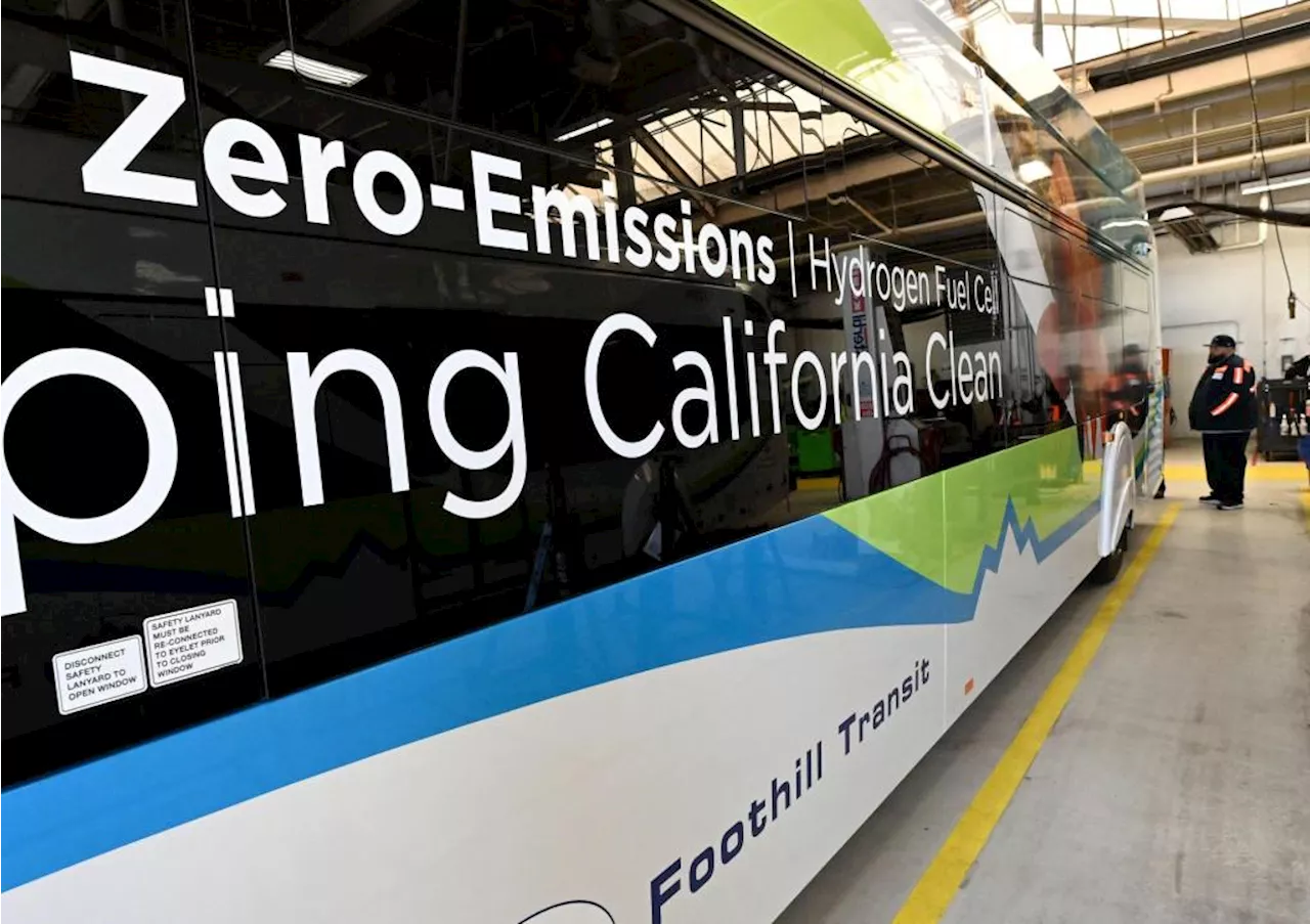 Foothill Transit receives state money to help add to hydrogen-powered bus fleet